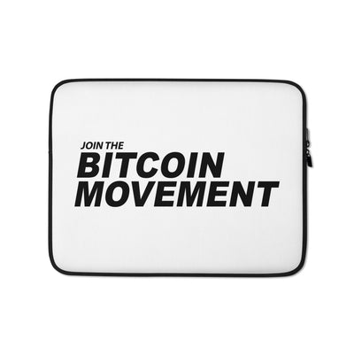 Join The Bitcoin Movement Laptop Sleeve