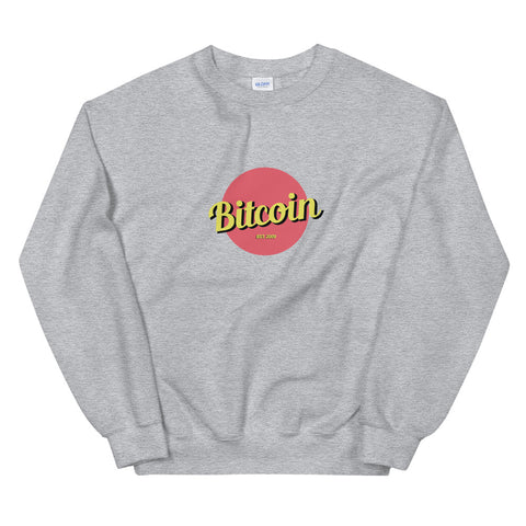 "The Retro" Bitcoin Womens Sweatshirt