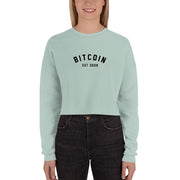 Bitcoin Classic Crop Womens Sweatshirt