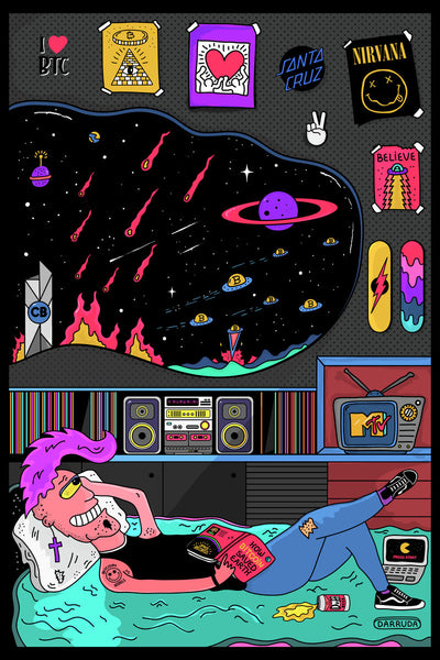 How Bitcoin Saved Earth - Limited Edition Print