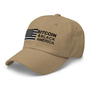 Bitcoin & Black America Retro Hat