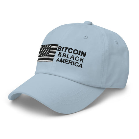 Bitcoin & Black America Retro Hat