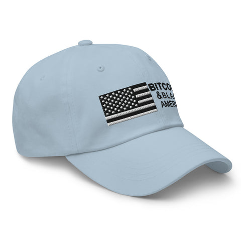 Bitcoin & Black America Retro Hat
