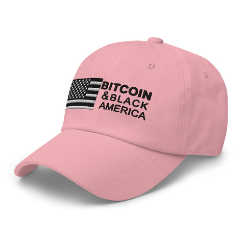 Bitcoin & Black America Retro Hat
