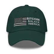 Bitcoin & Black America Retro Hat