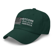 Bitcoin & Black America Retro Hat