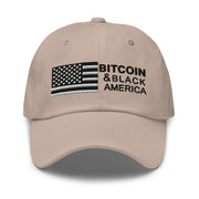 Bitcoin & Black America Retro Hat