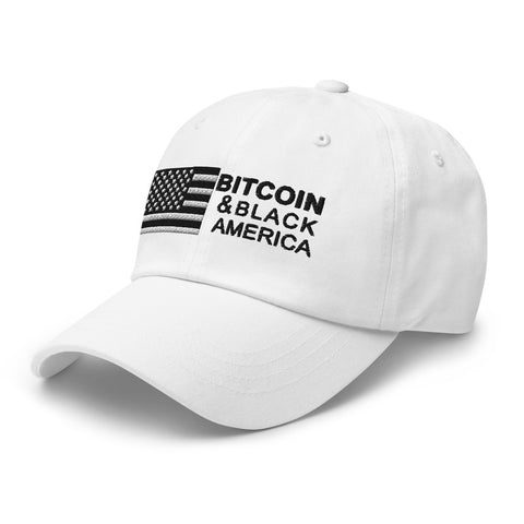 Bitcoin & Black America Retro Hat