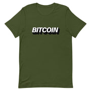 "The Mighty Bitcoin" Womens T-Shirt