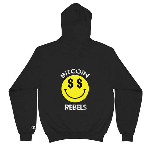 Bitcoin Rebel $$ Champion Hoodie