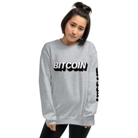 "The Mighty Bitcoin" Womens Sweatshirt