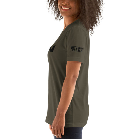 Bitcoin Rebels "Think Different" Womens T-Shirt