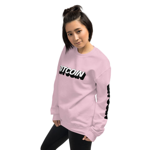 "The Mighty Bitcoin" Womens Sweatshirt