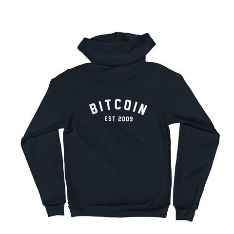 "Bitcoin Campus" Zipper Womens Hoodie