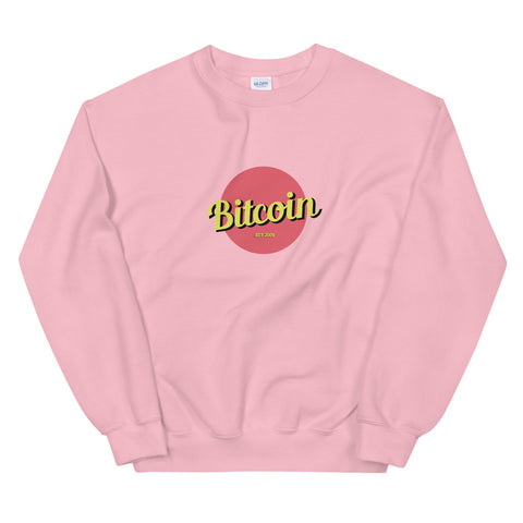 "The Retro" Bitcoin Womens Sweatshirt