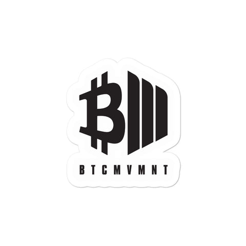 BTCMVMNT Icon Sticker