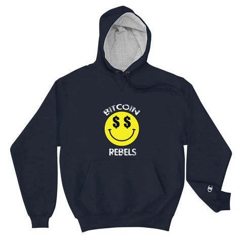 Bitcoin Rebel $$ Champion Hoodie
