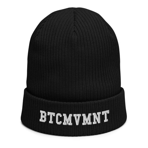 BTCMVMNT Ribbed Beanie