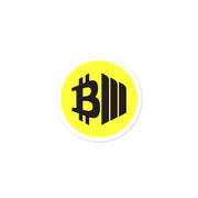 BTCMVMNT [Yellow] Sticker