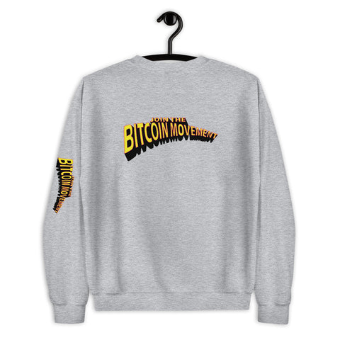 "Bitcoin Comic" Mens Sweatshirt