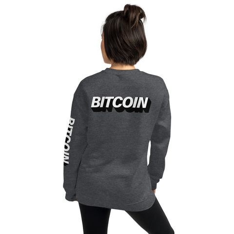 "The Mighty Bitcoin" Womens Sweatshirt