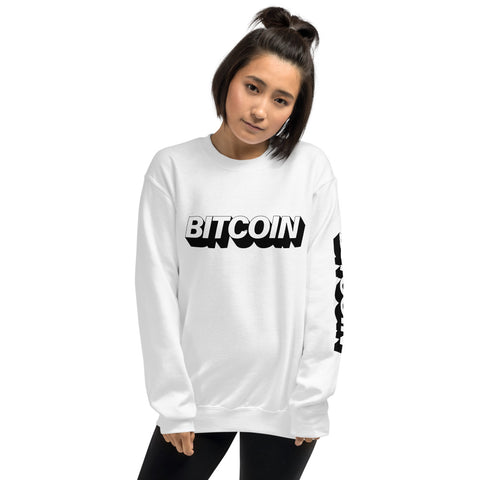 "The Mighty Bitcoin" Womens Sweatshirt