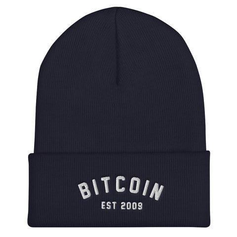Bitcoin Cuffed Beanie