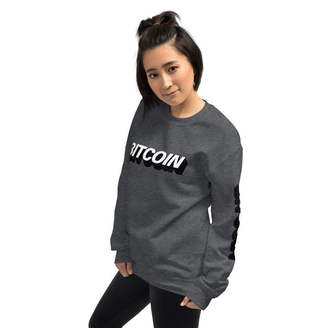 "The Mighty Bitcoin" Womens Sweatshirt