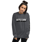 "The Mighty Bitcoin" Womens Sweatshirt