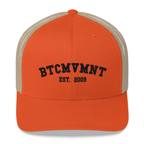 BTCMVMNT EST 2009 Trucker Cap
