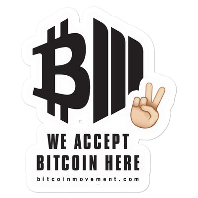 WE ACCEPT BITCOIN - WE COME IN PEACE!
