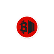 BTCMVMNT [Red Dark] Sticker