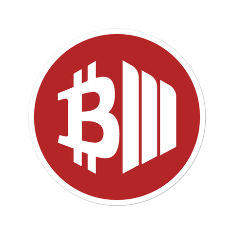 BTCMVMNT [Red] Sticker