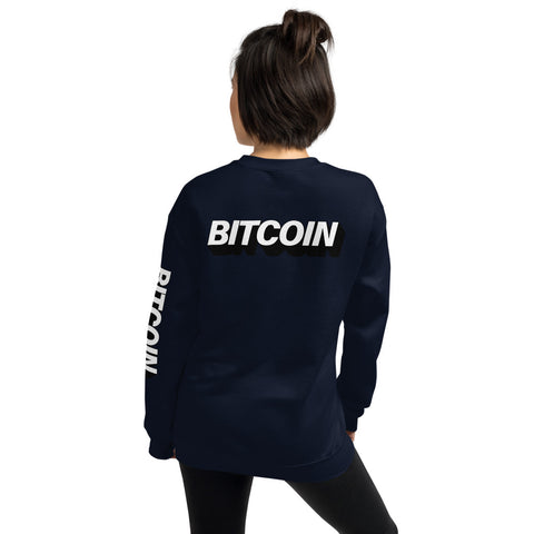 "The Mighty Bitcoin" Womens Sweatshirt