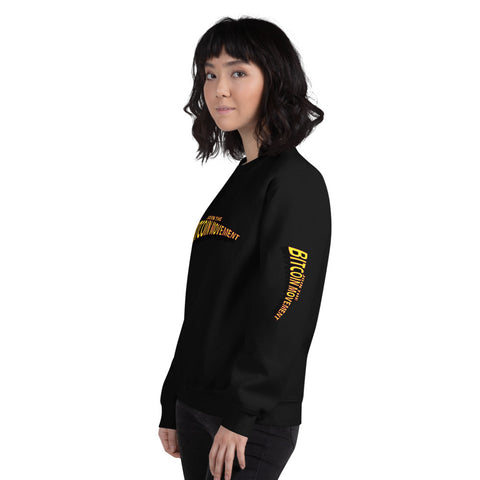 "Bitcoin Comic" Womens Sweatshirt