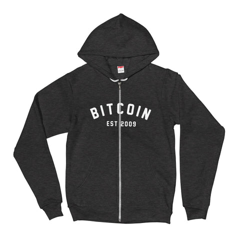 "Bitcoin Campus" Zipper Womens Hoodie