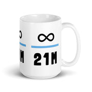 Everything there is, divided by 21M Mug
